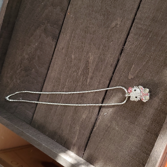 Hello Kitty rhinestone necklace - Picture 5 of 7